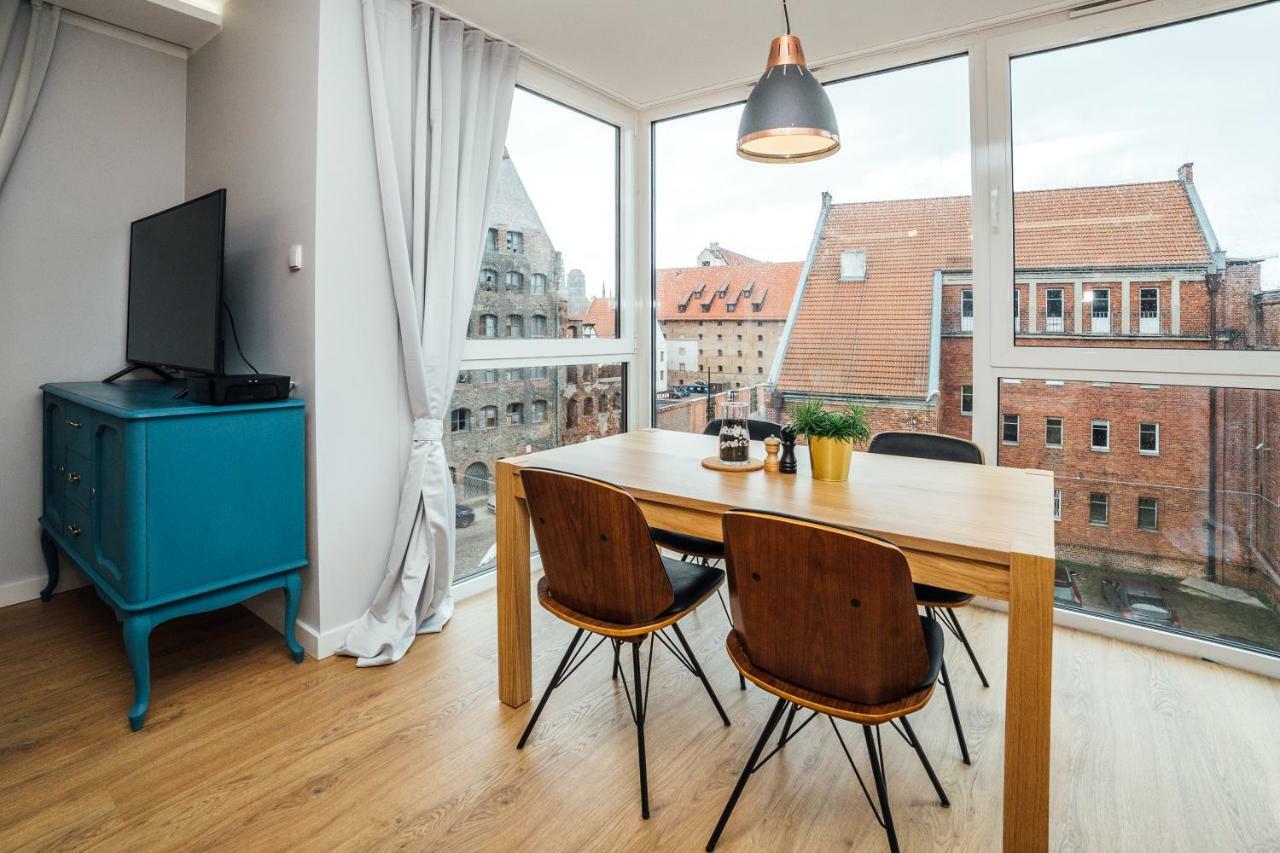 Pobookowane Chmielna Apartments Old Town 格但斯克 外观 照片